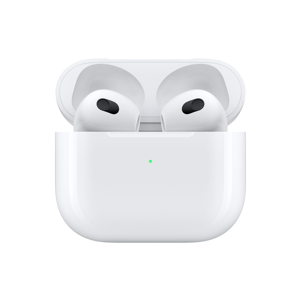 Apple AirPods (3rd generation) with MagSafe Charging CaseHeadphonesAll-new with spatial audio Bass hits an all-time high.An Apple-designed dynamic driver, powered by a custom amplifier, renders music in exceptionally detailed sound quality — so you revel
